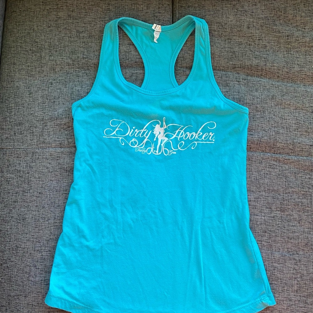 Dirty Hooker Blue Tank Top